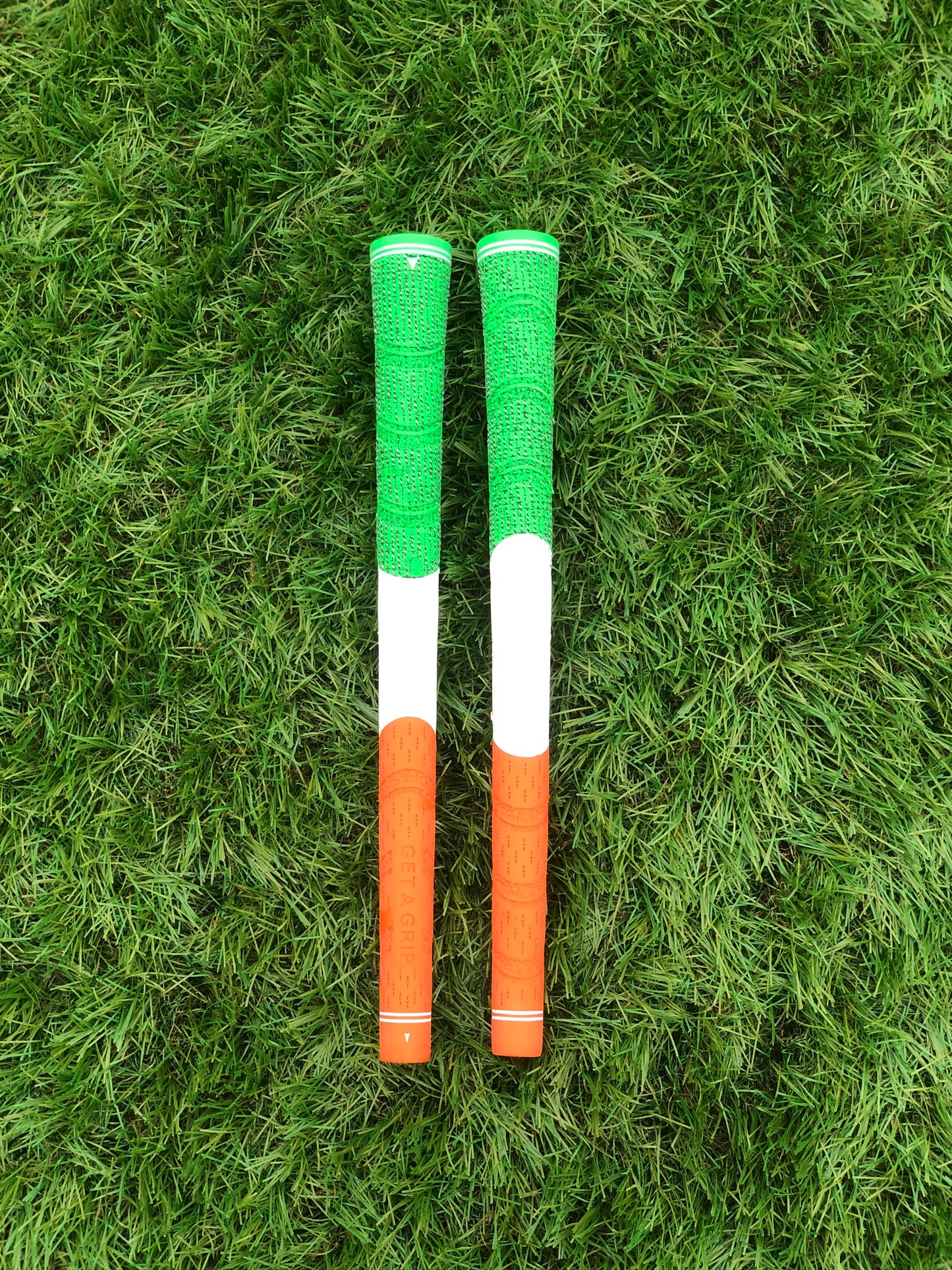 Green, White & Gold Golf Grip