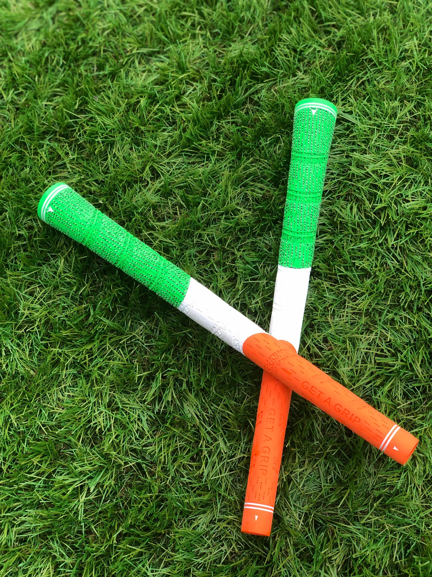 Green, White & Gold Golf Grip